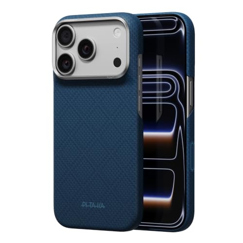 Image of pitaka for iPhone 18 Pro Case 6.3 inch with Caseless Feeling, Abyss Blue