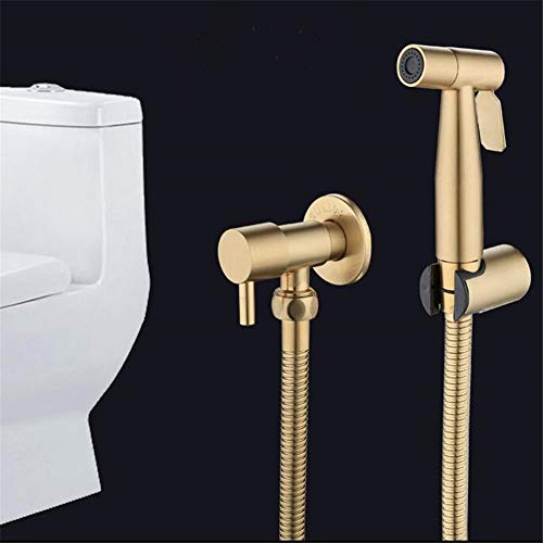 Brossette Shattaf dorée pour WC solution contre le gaspillage de papier - 4