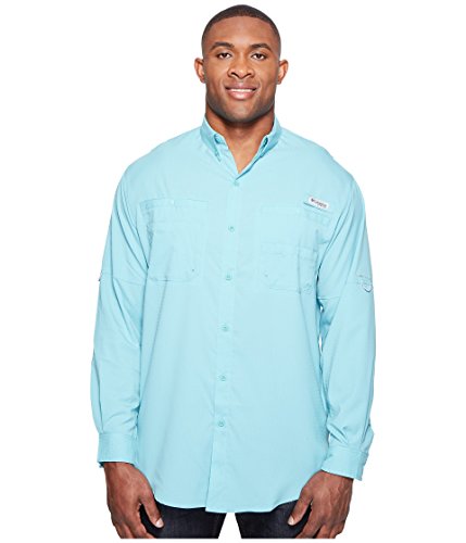 Columbia Men’s PFG Tamiami™ II Long Sleeve Shirt — Big, Moxie, Medium