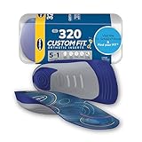 Dr. Scholl’s Custom Fit Orthotics 3/4 Length Arch Support Shoe Inserts - Plantar Fasciitis Relief Insoles for Men and Women, Immediate All-Day Total Lower Body Pain Relief, FSA HSA Eligible, CF320