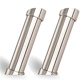 massivholz konsole eiche Neigung: 21° SO-TECH® Barkonsole Höhe 200 mm/Ø 50 mm Edelstahloptik Thekenfuß Bar Konsole Tresenfuß/schräg