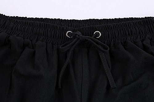 Mens Medieval Ankle Pants Viking Pirate Renaissance Costume Lace Up Tapered Banded Navigator Casual Trousers 3X-Large #TOP2