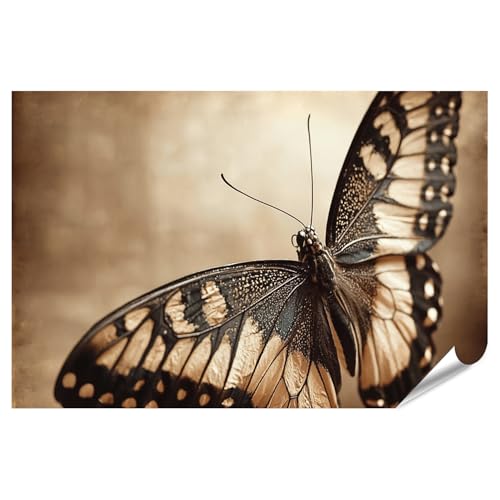 Impression d'art papillon pour les amoureux de la nature et de la poésie murale