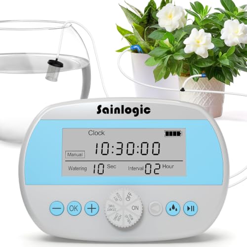 Sainlogic Automatic Plant Waterer for 15 Potted Plants...