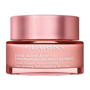 Clarins Multi-Active Day Moisturizer with Niacinamide | Smooth Fine Lines | Visibly Tighten Pores | Even Tone and Texture | Boost Glow | Strengthen Moisture Barrier