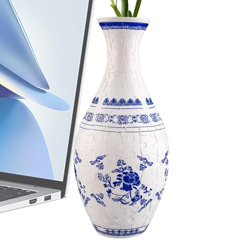 Vase puzzle pour stabiliser les bouquets asymétriques sans effort