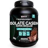EAFIT | ISOLATE CASEIN NATIVE 750g | Assimilation lente caseine 100% micellaire + Vitamine...
