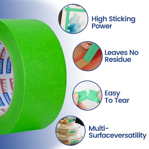 Image of ADHES Green Masking Tape Painter Tape 48mm x 50m