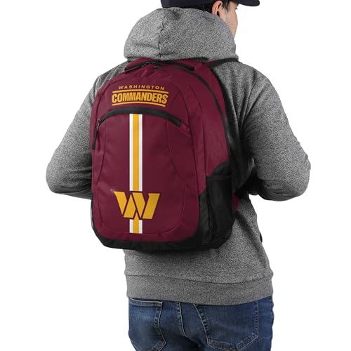 Image of FOCO Washington Commanders NFL Alternate Color Action Backpack - Red