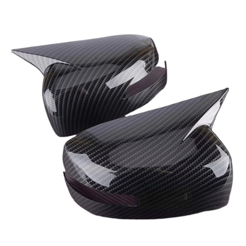 Coque rétroviseur Mitsubishi Lancer fini fibre de carbone look corne de bœuf ABS