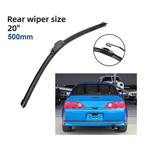 Essuie-Glaces pour Acura RSX 2002-2006 | Pack de 3 Balais Avant et Arrière - 4