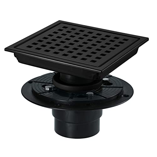 Grille d'égout et couvercle de drain de sol 6 pouces pour douche italienne