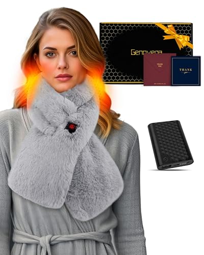 Bufandas Termica Caliente Adulto Mujer Frio Elegantes Regalo Navidad Cumpleaños Aniversario Ideas Cosas para Esposa Mamá Mama Madre Abuela Abuelita Suegra Navideños Parejas Familia Compañeros Trabajo