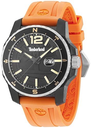 Timberland Westmore Reloj para Hombre Analógico de Cuarzo con Brazalete de Silicona 15042JPBS-02P