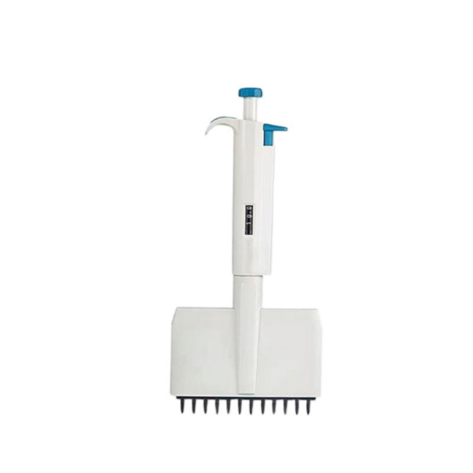 Pipeta multicanal 8/12, media pipeta manual digital ajustable, de laboratorio,Micropipetas(12 channel 5-50ul)