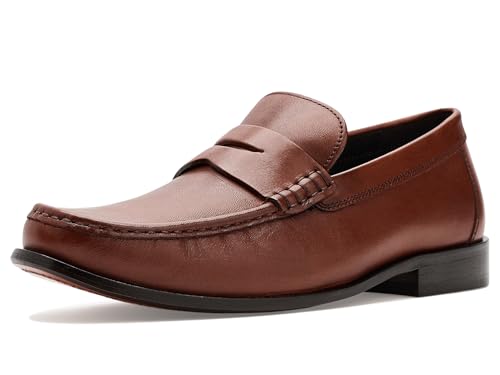 Mocasines Johnston & Murphy Humphrey Penny en piel legítima y artesanía clásica