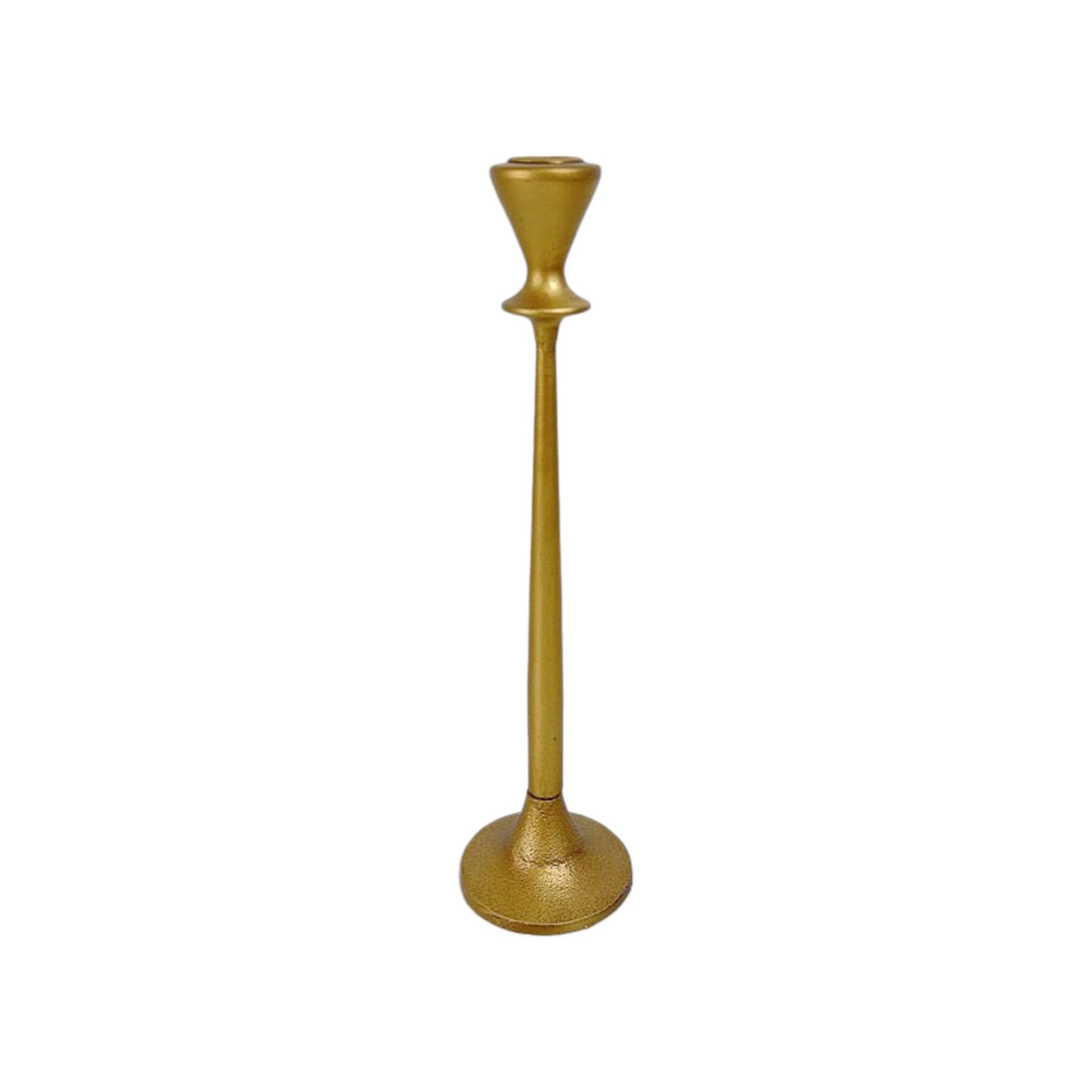 carotoe Imitating Brass Metal Tapered Holder European Vintage Antiqued Iron Candlesticks Centerpieces Stick Holder Tapered