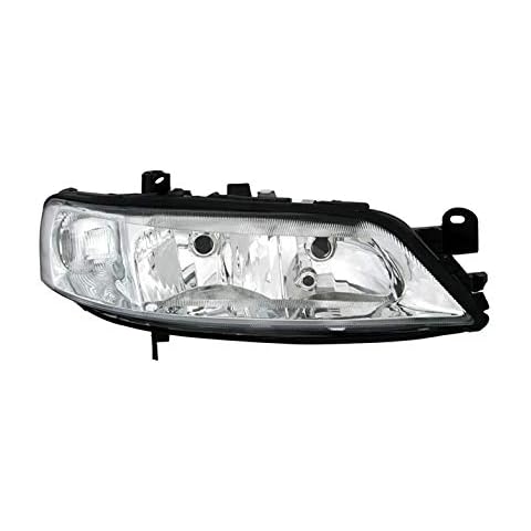 headlight right side headlamp passenger side headlight assembly projector front light car lamp car light chrome lhd headlights compatible with opel vectra b 1999 2000 2001 2002 VP1245P Cover
