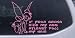 8.5in X 4.7in Pink -- Tinkerbell If your gonna... Funny Car Window Wall Laptop Decal Sticker