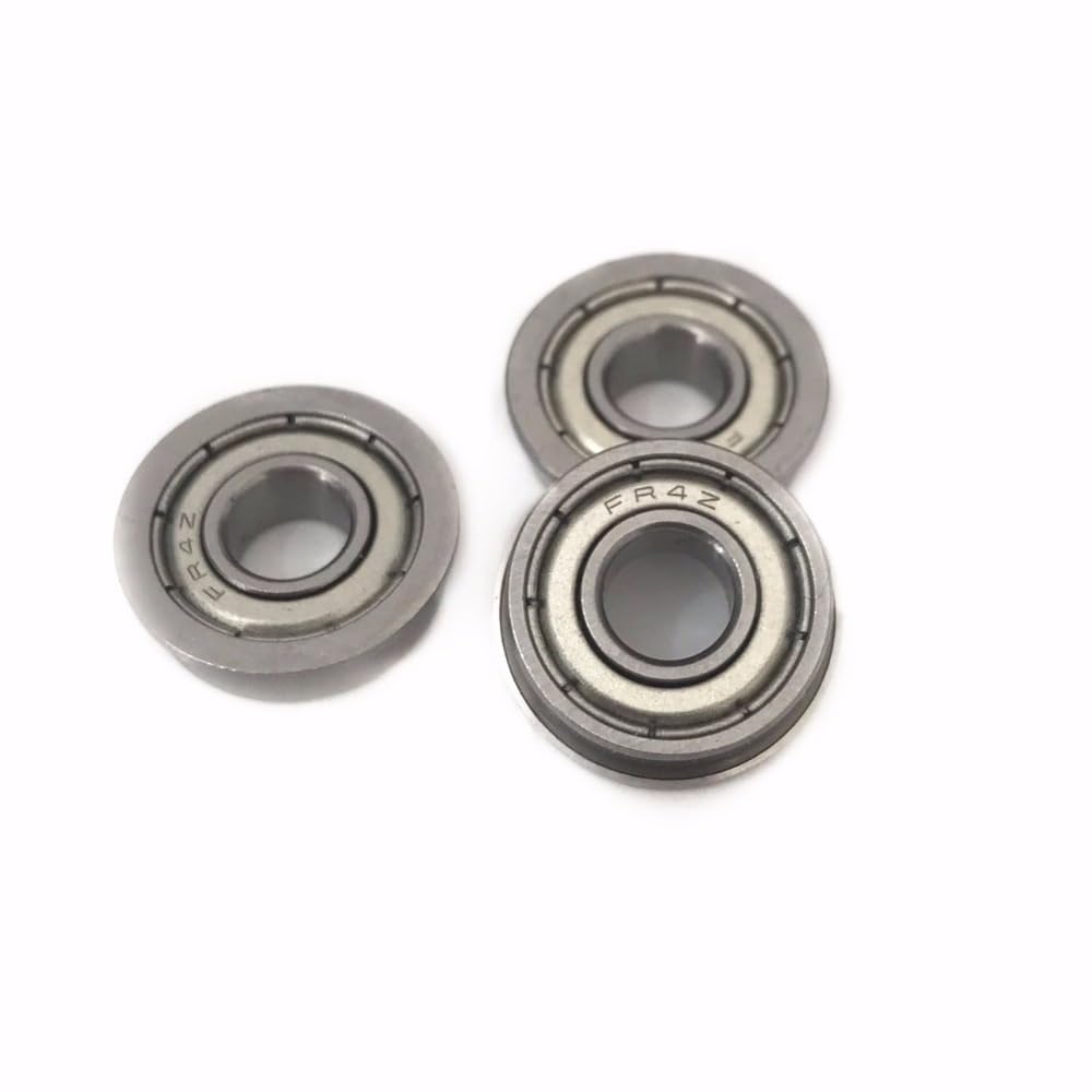 WTEPNQQDI 50Pcs FR4ZZ 6.35x15.875x4.973 mm Bearings Deep Groove Ball Bearing FR4
