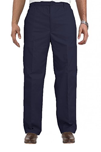 Men’s Stylish Carabou Rugby Trousers with Elastic Waistband - Size 42 - 70 - Blue - 48