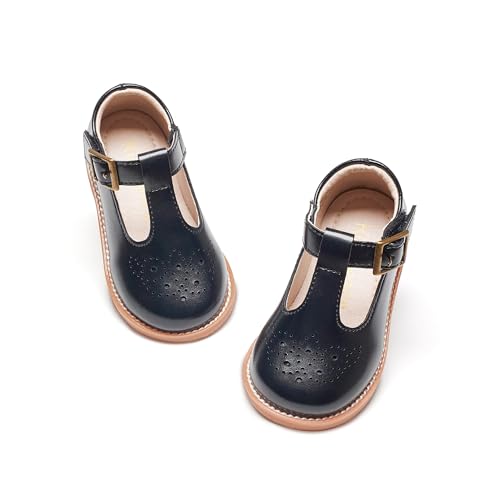 Kiderence Toddler Little Girls Mary Jane Dress Shoes School Oxford for Flats