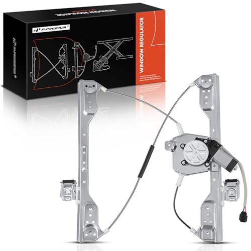 Image of A-Premium Front Driver Side Power Window Regulator with Motor (2-Pin) | Compatible with Chrysler 300 2005-2010 & Dodge Charger 2006-2010, Magnum 2005-2008, Without Anti-Pinch and One Touch Up
