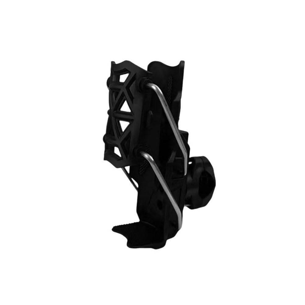 ONEMAJI Motorbike Drink Holder for Harley Davidson Sportster 883 1200, Handlebar Water Bottle Mount Cup Bracket Plastic Cage Impactproof Outdoor Touring Adventure,Black