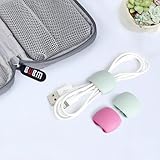10 – Piece Cable Organizer Buckles: New Strap Design for Data & Charging Cables, Ideal for Travel Roll Storage（Mixed Color）