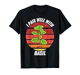 Albahaca vintage que combino bien con Basil Food Lover Camiseta