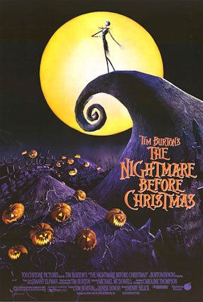 The Nightmare Before Christmas poster géant pour décorer un salon de cinéphile