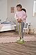 Simba 107306087 - Pogo Jumper, extra weiche Sprungplattform, Springen, Hüpfen, Stelzen, Gartenspielzeug, Outdoor, mit Quietscher, 40-90cm, ab 3 Jahren