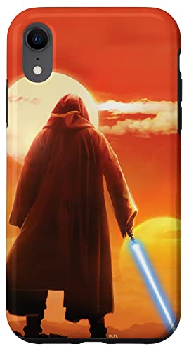 Coque iPhone XR Star Wars Obi-Wan Twin Suns protection rigide