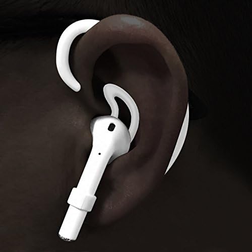 Straps Holder Compatible for Airpods, Paired Wireless Hook Accessories Holders Replacement with Airpods [One for Left and One for Right], White