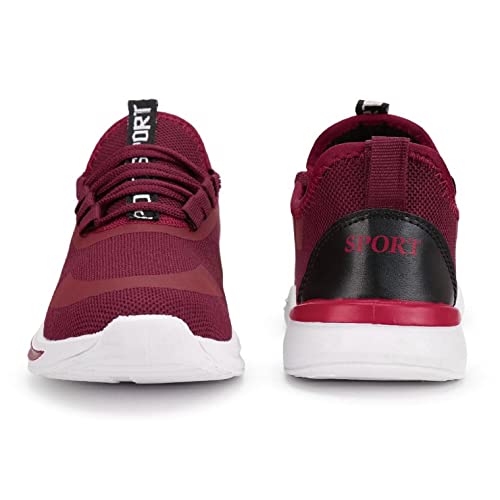 Image of Stylish Casual Sneakers Sports Running Shoes for Men's-(Grey-BAZR-9431-P)