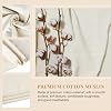 PEASUG 100% Cotton Muslin Fabric, 63 Inch X 2 Yards Unbleached Muslin Fabric by The Yard, Medium Weight Draping Fabrics Suitable for Sewing Embroidery, Garments, Crafts Material-Natural #2