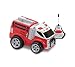 Kid Galaxy Squeezable Remote Control Fire Truck. RC Toy for Preschool Kids Ages 2 and Up, Red
