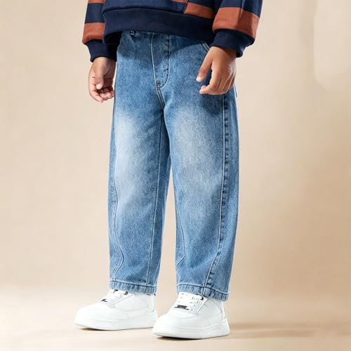 Jean droit ample garçon pantalon confortable style coréen automne