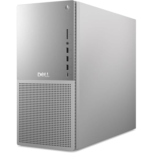 Image of Dell Tower Plus EBT2250 Desktop Computer - Series 2 Intel Core Ultra 9 285K CPU, 16GB DDR5 RAM, 2TB NVMe SSD + 8TB HDD, NVIDIA GeForce RTX 5060 8GB GDDR7, Windows 11 Home, Platinum