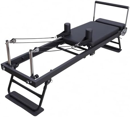 Saterkali Pilates Reformer, Foldable Pilates Reformer Machine Equ...