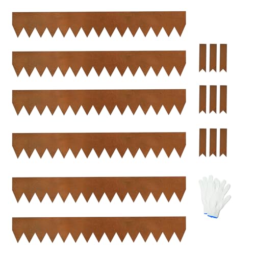 XYADX Weathering Steel Edging 6 Pack, 40