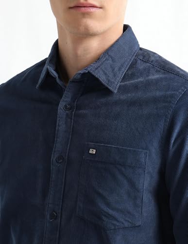 Image of Arrow Sport Men's Chelsea Slim Fit Corduroy Shirt
