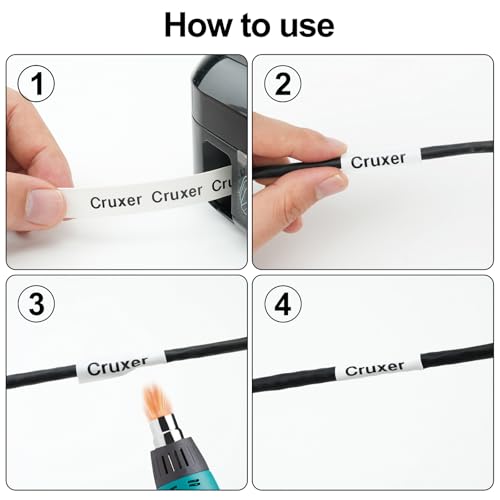 Marquage de câbles durable avec le tube thermorétractable DYMO 18057 pour Rhino Pro 5200 6000 - 5