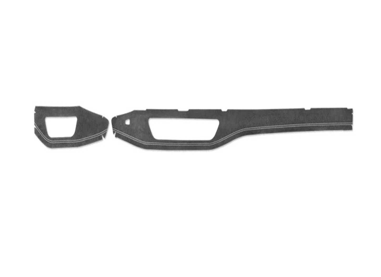 Console Panel Trim for A4 B9 for A5 2017-2024 Dashboard Panel Instrument Trim Strip Sticker Car Interior Make of Tuning Accessories(9002 Black LHD)