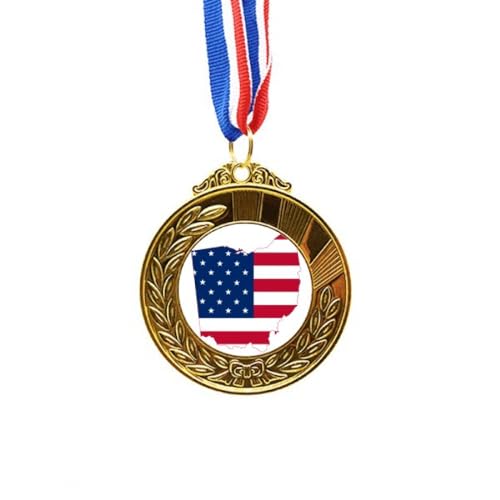 Medalla Ohio Gold Award Winner para torneos escolares y eventos deportivos