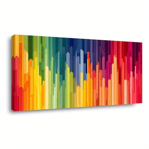 Tableau abstrait moderne grand format toile imprimée haute définition