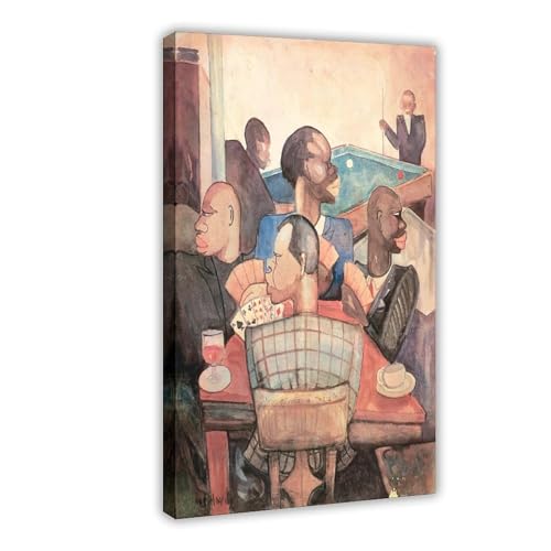 We Four in Paris impression sur toile Palmer Hayden de haute précision avec suspension haut de gamme