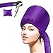 Produktbild Cestmall Bonnet Attachment für Haartrockner, Helm-Trocknung Kappe Salon Hair Dryer Hood Bonnet Trockenhauben für Haare Wrap Turban Haartrockentuch (purple)