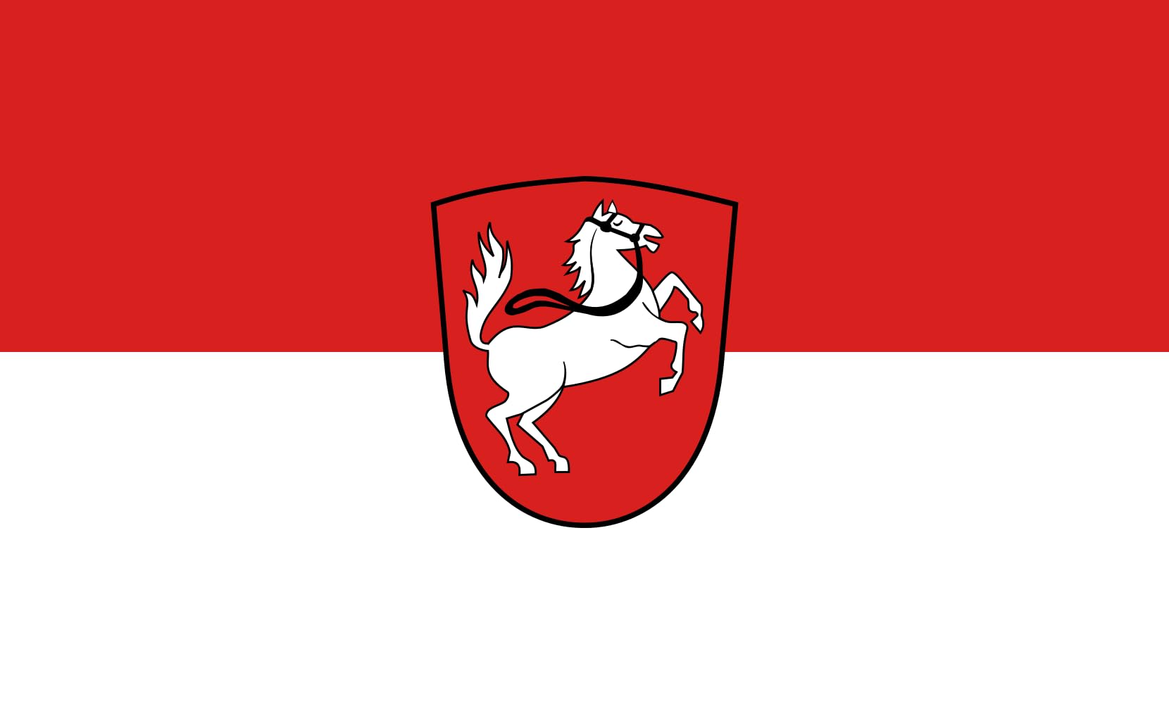 Drapeau Oberstdorf M en format paysage grand format de 1.35m² pour mât