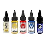 Tinta para tatuaje - KIT 5 COLORS 0.5oz (15ml) - VIKING INK USA